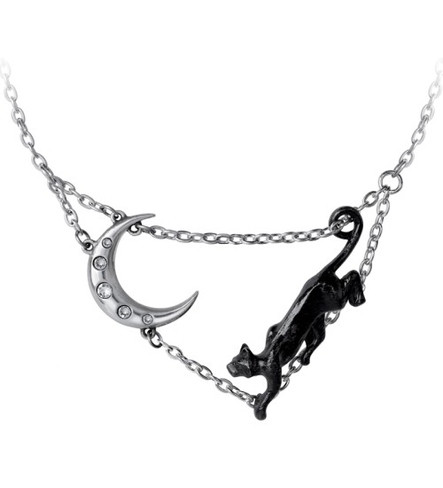 Minnaloushe Black Cat Necklace