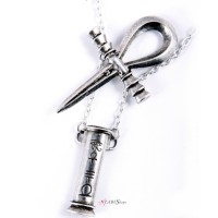 Ankh of the Dead Pewter Necklace