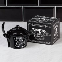 Black Cat Purrfect Stew Soup Bowl and Spoon