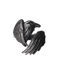 Made of the Night Raven Pewter Ring