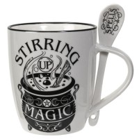 Stirring Up Magic Mug and Spoon Set