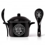 Witches Secret Recipe Soup Bowl and Spoon