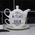 Witches Brew Triple Moon Tea Pot and Cup Set