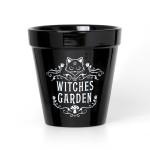 Witches Garden Cat Garden Plant Pot