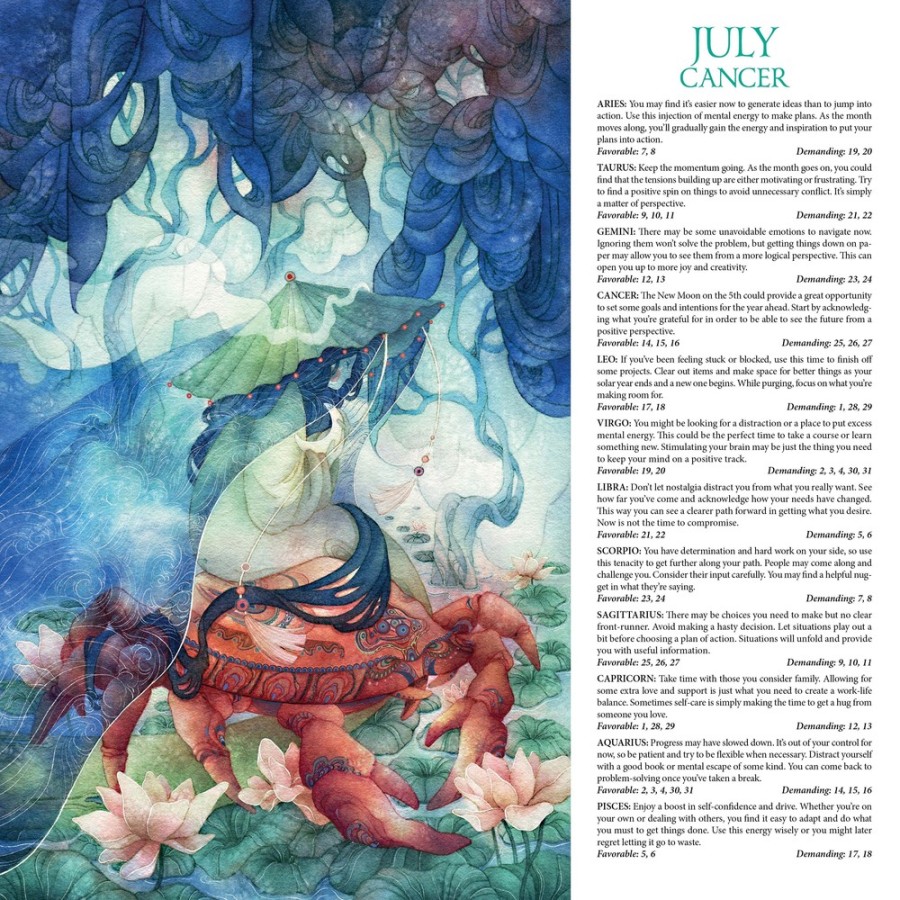 Llewellyn's Annual Astrological Wall Calendar Astrology