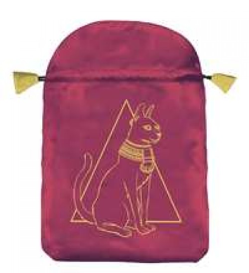 Egyptian Cat Satin Bag