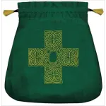 Celtic Cross Velvet Bag