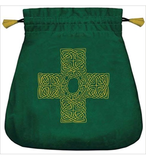 Celtic Cross Velvet Bag