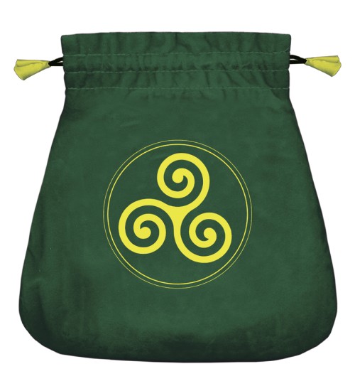 Celtic Triskel Velvet Bag