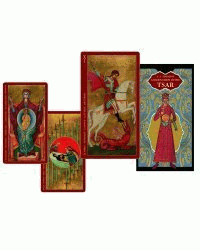 Golden Tarot Cards of the Tsar