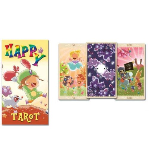 Happy Tarot Colorful Card Deck