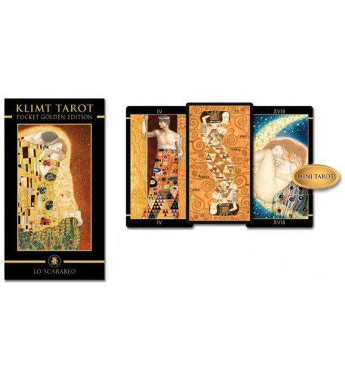 Golden Tarot of Klimt Mini Tarot Card Deck