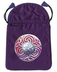 Magic Star Satin Tarot Bag