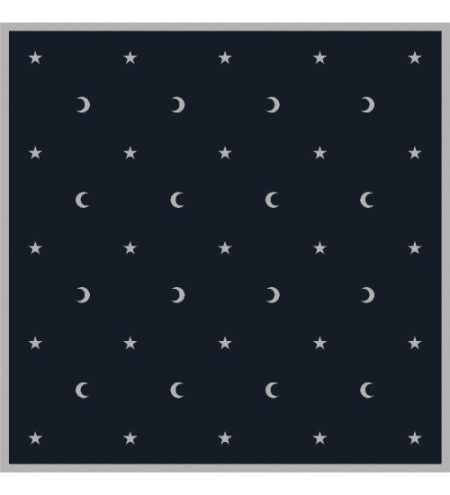 Moon & Stars Velvet Cloth