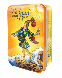 Radiant Rider Waite Tarot Cards in a Tin