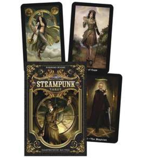 Steampunk Tarot Cards and Book Boxed Set