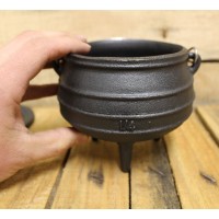 Cast Iron Potjie Cauldron - 23 oz., Size 1/4