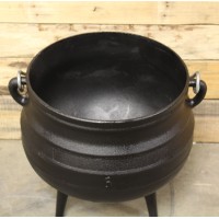 Cast Iron Potjie Cauldron - 3.5 Gallon, Size 6