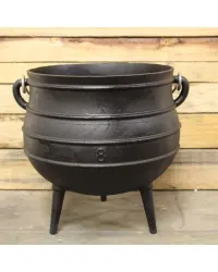 Cast Iron Potjie Cauldron - 4.75 Gallon Size 8