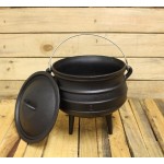 Cast Iron Potjie Cauldron - 1.25 Gallons Size 2