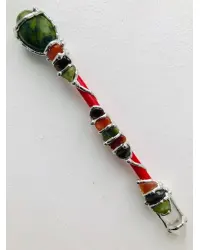 Aries Zodiac Medium Wand Crystal Wand