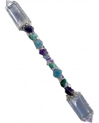 Ask, Believe, Receive Double Terminated Large Crystal Wand