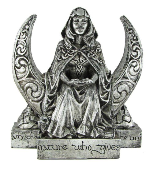 Moon Goddess Pagan Altar Statue