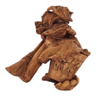 Baba Yaga Russian Witch Statue