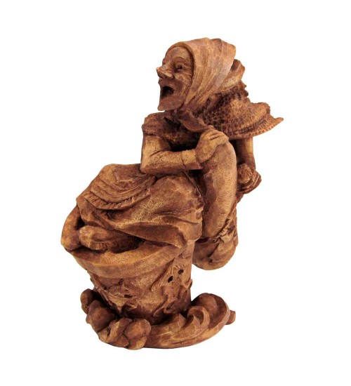 Baba Yaga Russian Witch Statue