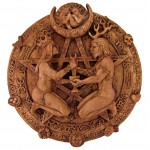 Great Rite Pentacle Wicca Plaque by Paul Borda