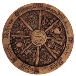 Wiccan Wheel of the Year Small Plaque