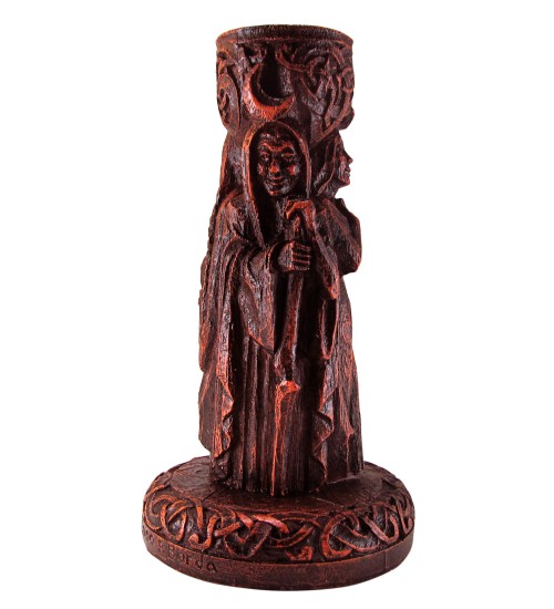 Triple Goddess Altar Candle Holder by Paul Borda