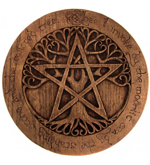 Tree Pentacle Large Plaque