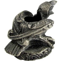 Raven Mini Pewter Candle Holder