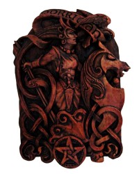 Morrigan Celtic Goddess Wall Plaque