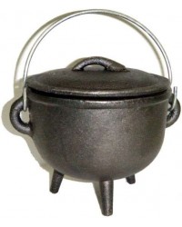 Cast Iron 4.5 Inch Witches Cauldron