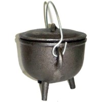 Cast Iron 4.5 Inch Witches Cauldron