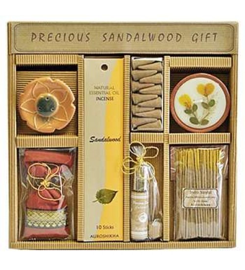 Precious Sandalwood Gift Set by Auroshikha