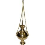Hanging Brass Incense Burner - 6 Inch