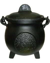 Tree of Life Potbelly 5.5 Inch Witches Cauldron