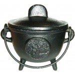 Tree of Life Cast Iron 4.5 Inch Witches Cauldron