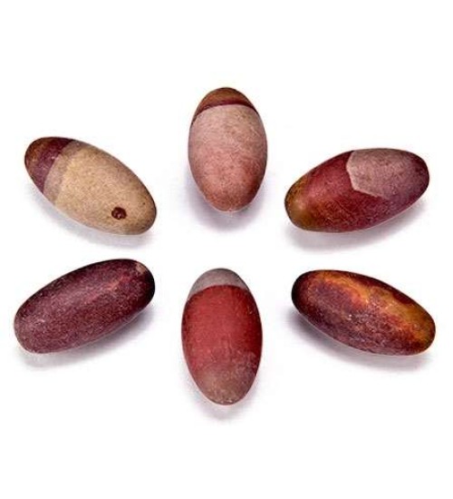 Shiva Lingam Stone - Set of 6 1 Inch Sacred Stones