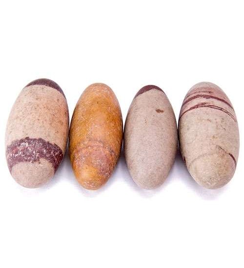 Shiva Lingam Stone - Set of 4 2 Inch Sacred Stones