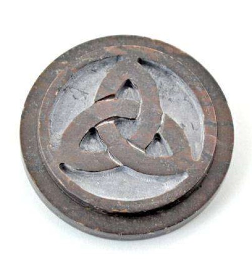 Triquetra SoapStone Altar Paten Tile