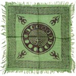 Celtic Earth Moon Phase Altar Cloth