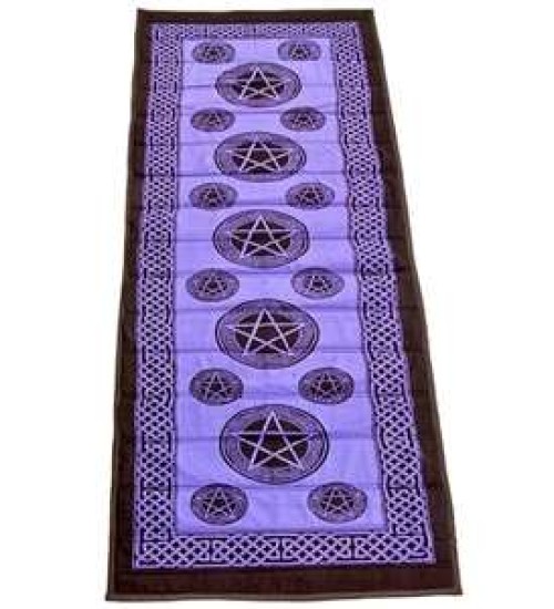 Pentacle Purple Cotton Yoga Mat