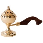 Brass Incense Burner with Handle