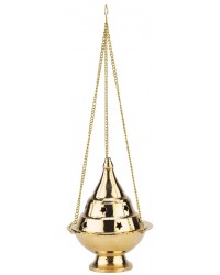 Hanging Brass Incense Burner - 4 Inch