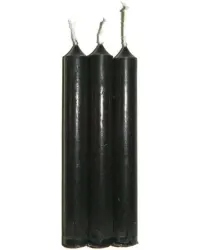 Black Mini Taper Spell Candles