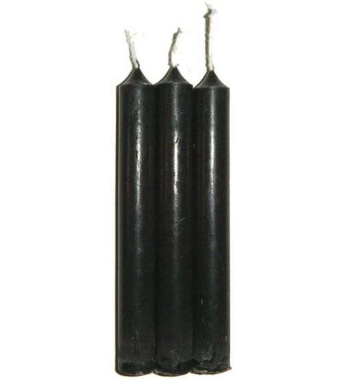 Black Mini Taper Spell Candles